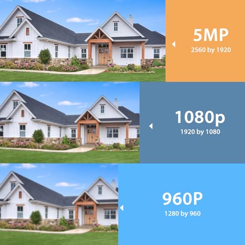 Image of Hiseeu 5MP WiFi Security Camera System Outdoor,12Pcs 16CH NVR Camera Surveillance System,Color Night Vision, Spotlight& Siren Alarm,2-Way Audio,3TB HDD for 24 /7 Recordings