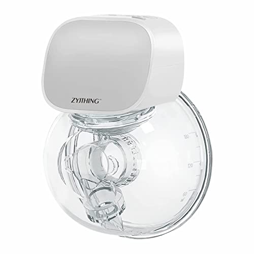 Image of Breast Pump,Wearable Breast Pump,Breast Pump Hands Free,Hands Free Breast Pump,Low Noise,Painless Massage and Breast Suction 2Modes,5Levels Electric Breast Pump Portable，24mm Flange