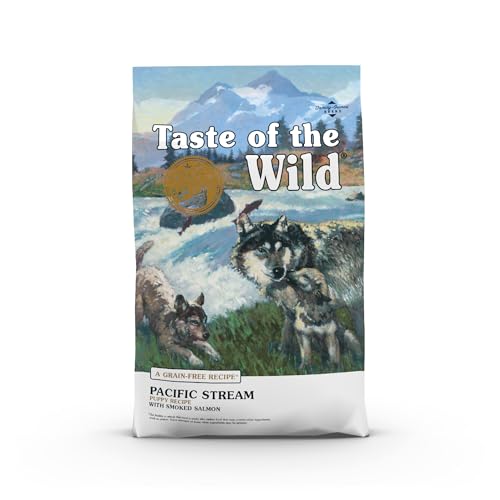 Taste of the Wild Pacific Stream Grain-Free Dry Puppy Food with Smoke-Flavored Salmon 14lb