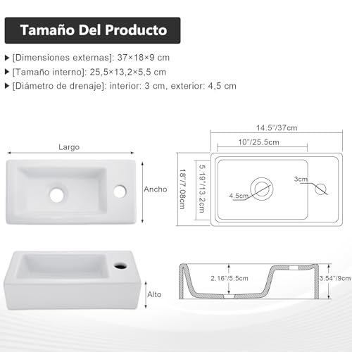 Taza y lavabo para baño 8 Imagen adicional