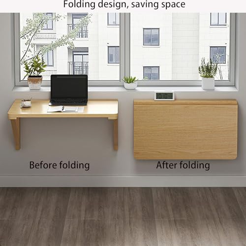 Table pliante murale gain de place avec abattants pour studio moderne - 5