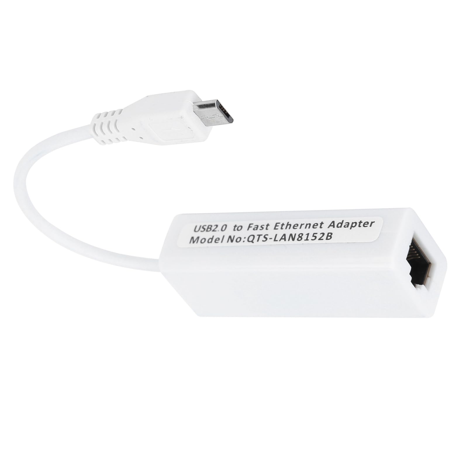 Adaptateur Ethernet Micro USB vers RJ45 Haute Vitesse 10 100 Mbps pour Réseau MacOS