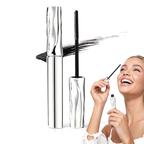 Image of Metal Wand Waterproof Mascara Quick Drying Volumizing Lengthening，1PCS | Smudge-Free, Long Wear, Natural 3D Lashes, Curling Formula, Daily & Travel Use