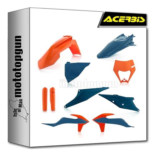 Kit cache carenage bleu orange Acerbis 0024054.243 KTM EXC-F 350 2020-2022