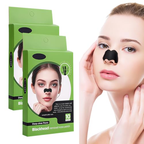 EIH1 20 Piezas Tiras Puntos Negros Nariz, Limpiar el Parche Nasal, Limpieza Profunda, Para Todo Tipo de Piel, Adecuadas para Hombres y Mujeres