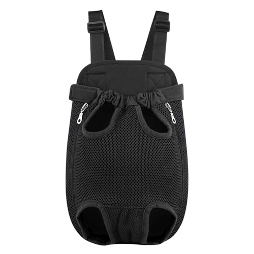 FunnAura Dog Backpack Carrier, Adjustable & Breathable Front Dog Rucksack Carrier for Small Medium Dogs (S)