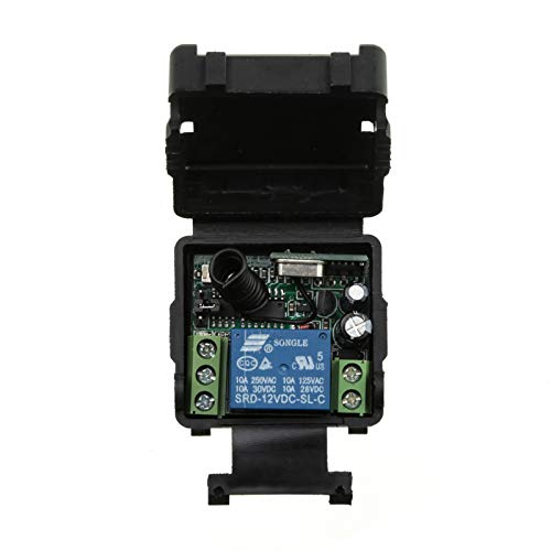 DC12V 24V 1CH 1 CH 10A Te Control Light Switch Relay Output Receiver Module and Bucle Transmitter - (Color: C/Voltage: 12V/ Size: 433)