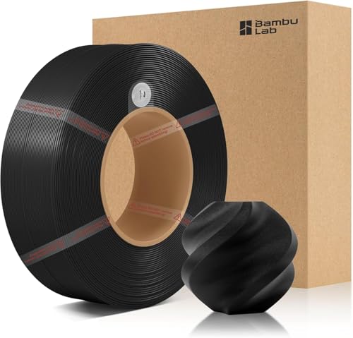 Image of 3IDEA Bambu Lab PLA Tough+ 3D PrintingFilament, 1.75mm, Without Spool 1KG, Black