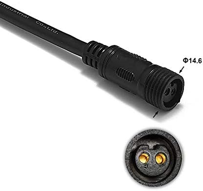 Davitu Electrical Equipments Supplies - 500pairs 2 3 4 5 Pin Waterproof Connector Power Cable 0.5mmFor 5050 LED Strip Landscape Lights RGB LED Pixel LED Wall Washer - (Color: Black, Pins: 4P)