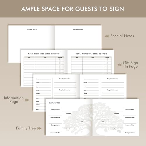Image of molekaus Cardinals Funeral Guest Book for Memorial Service: Celebration of Life Guest Book Set for 8.5 x 10.7in Memorial Guest Book, 50 Memory Cards, 2 Table Signs, Card Box & Silver Pen