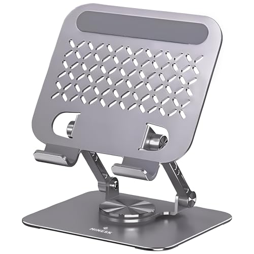 Tablet Standı 360 Derece Dönebilen Katlanabilir Ergonomik Tablet Tutucu