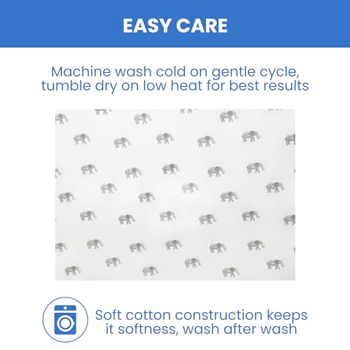Image of Delta Children Fitted Crib Sheets for Girls and Boys - Crib Sheet for Standard Crib and Toddler Mattresses - 28x52 Inch (Pack of 3), Safari Friends