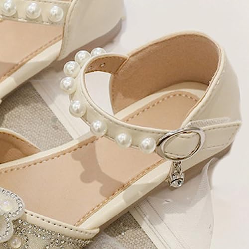 summer shoes for girls Bow Mary Jane Shoes Ballerina with Satin Ankle Tie for Wedding Birthday Party4