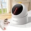 ROJECO Auto Laser Cat Toy, Magnetic Base, 3 Speeds, Auto Sleep Indoor Cats