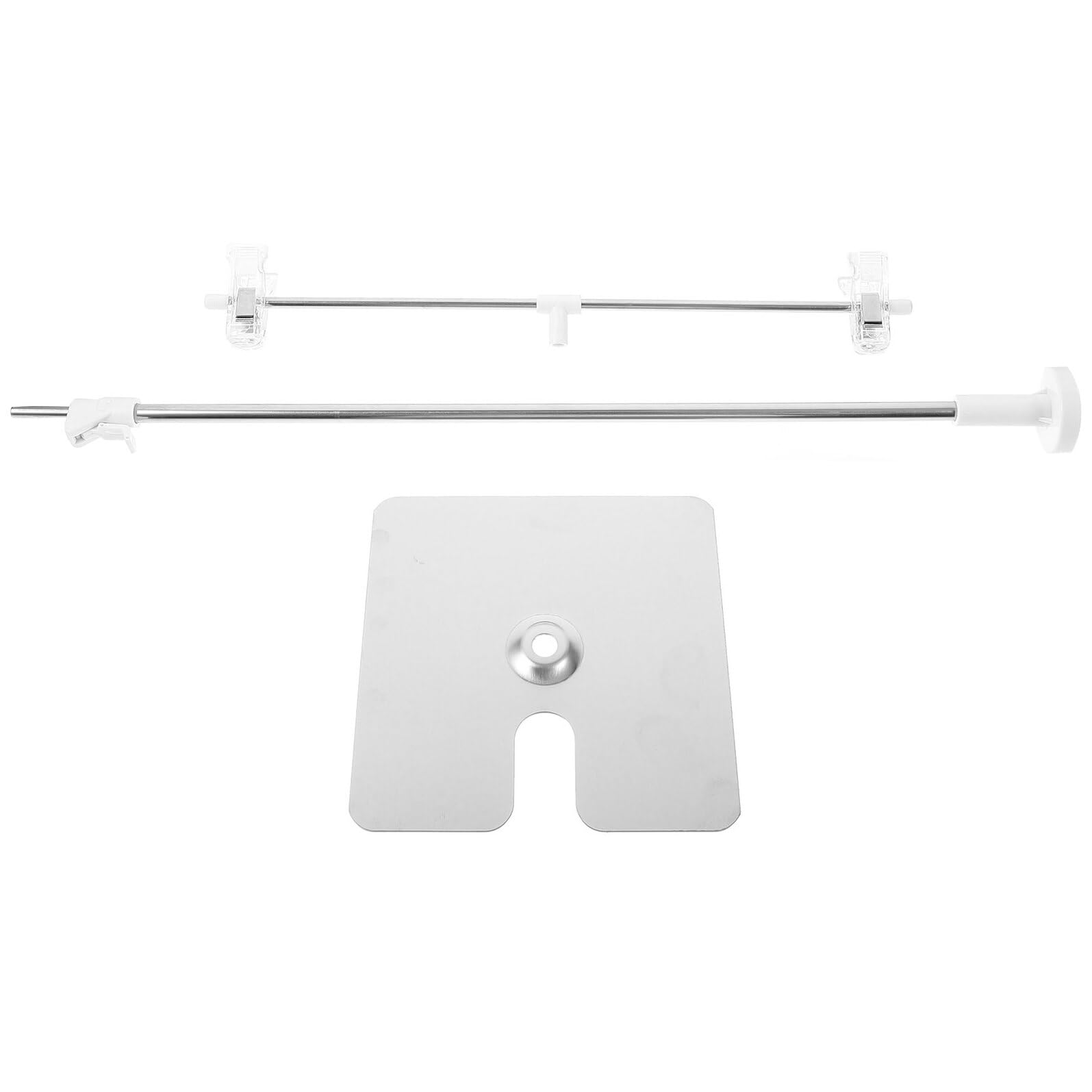 Soporte para Fondo Fotográfico Forma de T Ajustable de Acero Inoxidable Tamaño Pequeño Portátil para Fotografía de Joyas Cosméticos y Bodegones