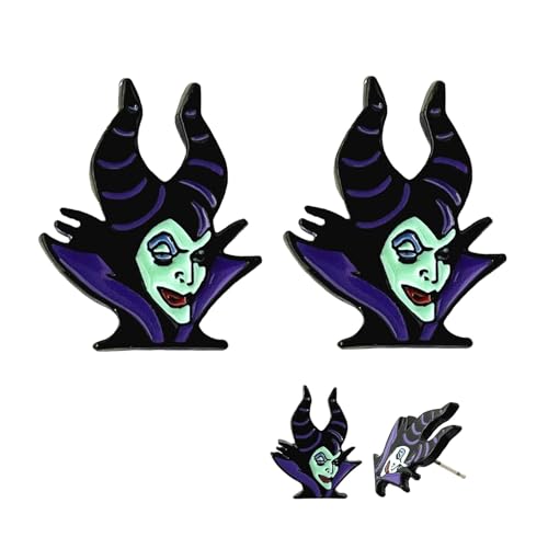 Metal Horror villain Earrings Stud Women and Men