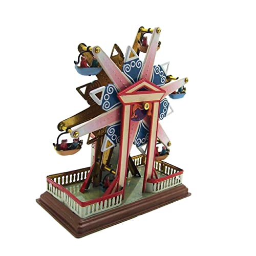 ABOOFAN Creative Tin Ferris Wheel Wind Up Action Clockwork for Home Decor and Collectors Material with Design Present for Birthdays and Festivals