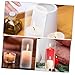 ULDIGI Glass Candle Chimney Cover Decorative Lampshade Windproof Sleeve Fits All Candle Sizes Elegant Design