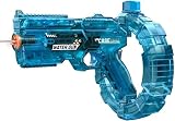 Electric Water Gun - 400ML Automatic Water Blaster with Mechanical Transformation & LED Muzzle Flame, Long Range High-Speed Squirt Gun for Pool, Beach, Summer Outdoor Water Battle (Blue)