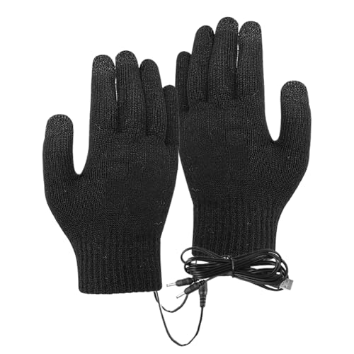 Guantes de calefacción | Guantes de invierno para pantalla táctil, guantes térmicos de calefacción USB, para mujeres y hombres, ciclismo al aire libre, correr, esquí, montañismo, invierno, clima frío