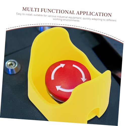 Cubierta para botón de parada de emergencia y protector de interruptor pulsador PRETYZOOM 3
