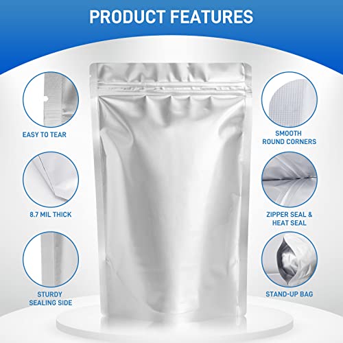 image for ANBUY 60 PCS Mylar Bags with Oxygen Absorbers for Long-term Food Stora