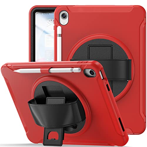 Coque antichoc iPad 10 2022 anti-casse pour enfants avec poignée