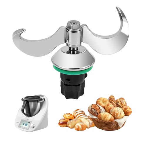 Couteau Pâte pour Thermomix TM7 TM6 TM5 Acier Inoxydable Couteaux Couteau Mélangeur pour Thermomix TM5 Lames Mélange Rechange pour TM6 Nettoyage Rapide Pas...
