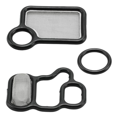 Image of KAX 917-176 VVT VTEC Solenoid Gasket Valve Cover Set Fit for Honda CR-V 2002-2009, Accord 2003-2007 2.4L, Element 2003-2011, Fit Civic, Acura TSX RDX RSX, 15815-RAA-A02 15845-RAA-A01 91319-PAA-A01