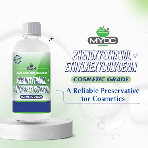 Image of Phenoxyethanol + Ethylhexylglycerin Preservative - Liquid Cosmetic Grade Solution for Skincare & Personal Care Formulations - 250ml