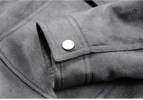 Mens Suede Jacket Vintage Trucker Coat for Mens Cowboy Jacket Biker Jacket Men Bomber Jacket Casual Jackets for Men4