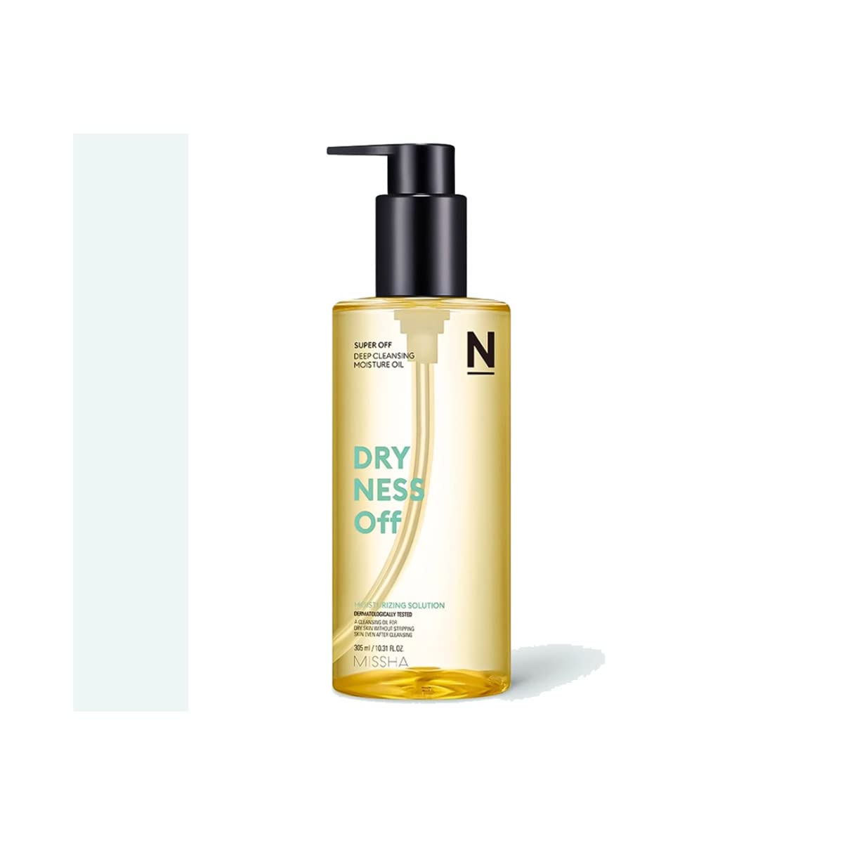 MISSHA - Super Off Cleansing Oil | Removes Makeup and Residue Without Drying | Deep Cleansing and Hydration, 200 ml, Natural, 1 ml, Pack of 1