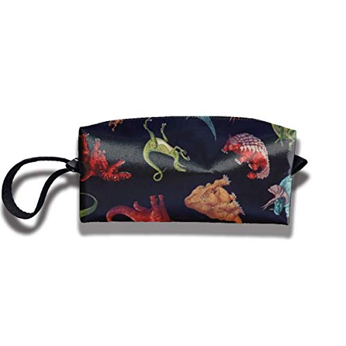 Preisvergleich Produktbild Kosmetik erhalten Tasche Schreibwaren Tasche - Cute Dinosaur Design Kosmetische Empfangstasche Aufbewahrungstasche