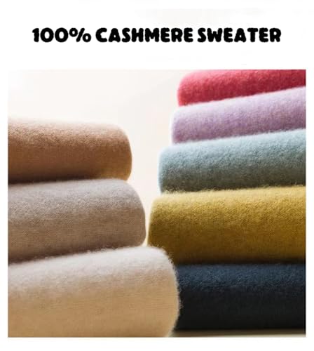 Women's Cashmere Crewneck Pullover Sweaters Fall Winter Casual Long Sleeve Soft Merino Wool Knitted Shirt Top4