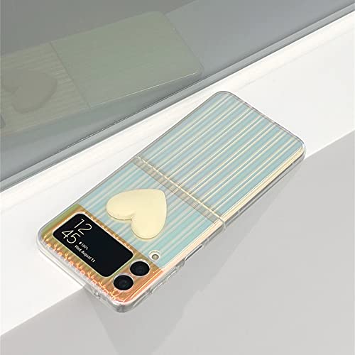 Coque Galaxy Z Flip 4 transparente effet laser 3D - 3