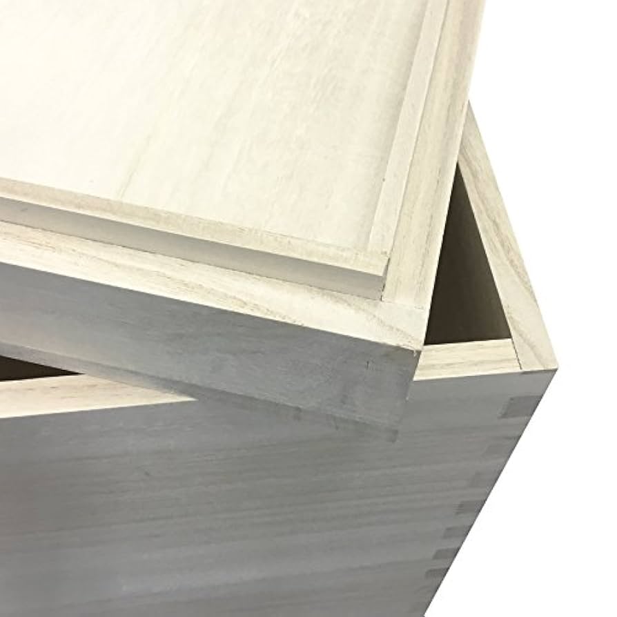 Amazon｜桐箱 高級アリ組（ロッキング）仕様総桐箱 キューブ