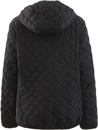 Women Puffer Jacket Winter Sherpa Lined Windproof Coat Fleece Lightweight Casual Jackets Long Sleeve Outerwear Pockets2