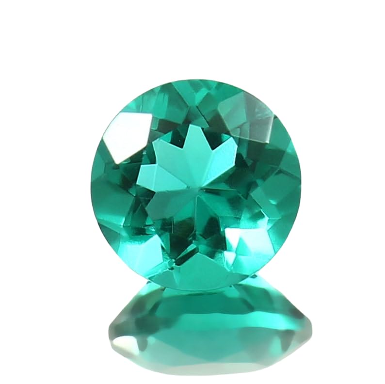 Émeraude zambienne précieuse de 8 mm facettée pour l'art de la haute joaillerie artisanale