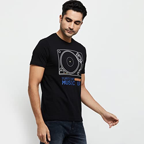 Image of Max Men Printed Slim Fit T-Shirt