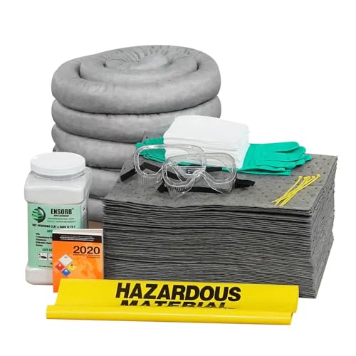 ENPAC 50-Gallon Wheeled Poly SpillPack Spill Kit, Refill, Drum Not Included (Universal)