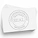 Minnesota Handheld Non-Profit Seal Embosser, MN Not for Profit Seal, Minnesota Organization Seal Embosser, Pocket Model, Chrome Frame, 1-5/8