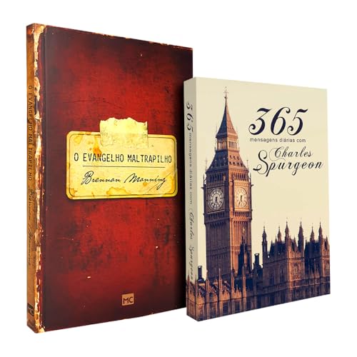 Kit O Evangelho Maltrapilho + 365 Mensagens Diárias Charles Spurg...