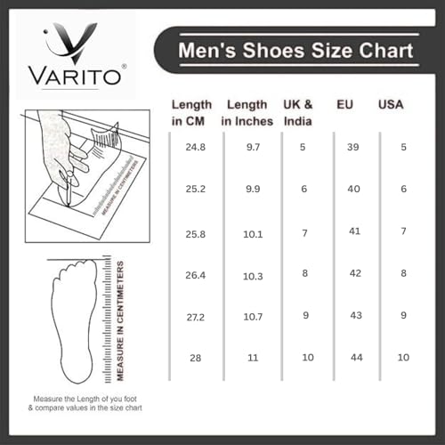 Image of Varito Men's Pure Leather Lace up Formal Shoes