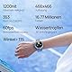 Mibro GS Active2 - Sportuhr GPS Leicht, Lauftrainingsplan Trainingsempfehlungen Marathon, Laufuhr 1,32 AMOLED, Wasserdicht,Sportdatenüberwachung, Navigation, Radfahren Schwimmen(Hellviolett)