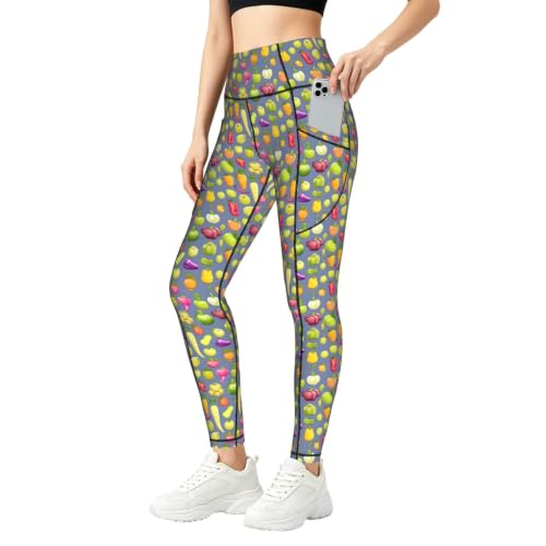 Pantalon de yoga ample pour femme en viscose fluide et imprimé végétal premium