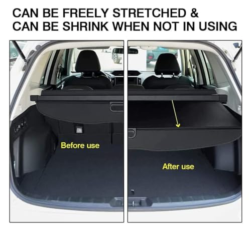 Cubierta de carga retráctil para maletero de Volvo XC90 2014-2021 5