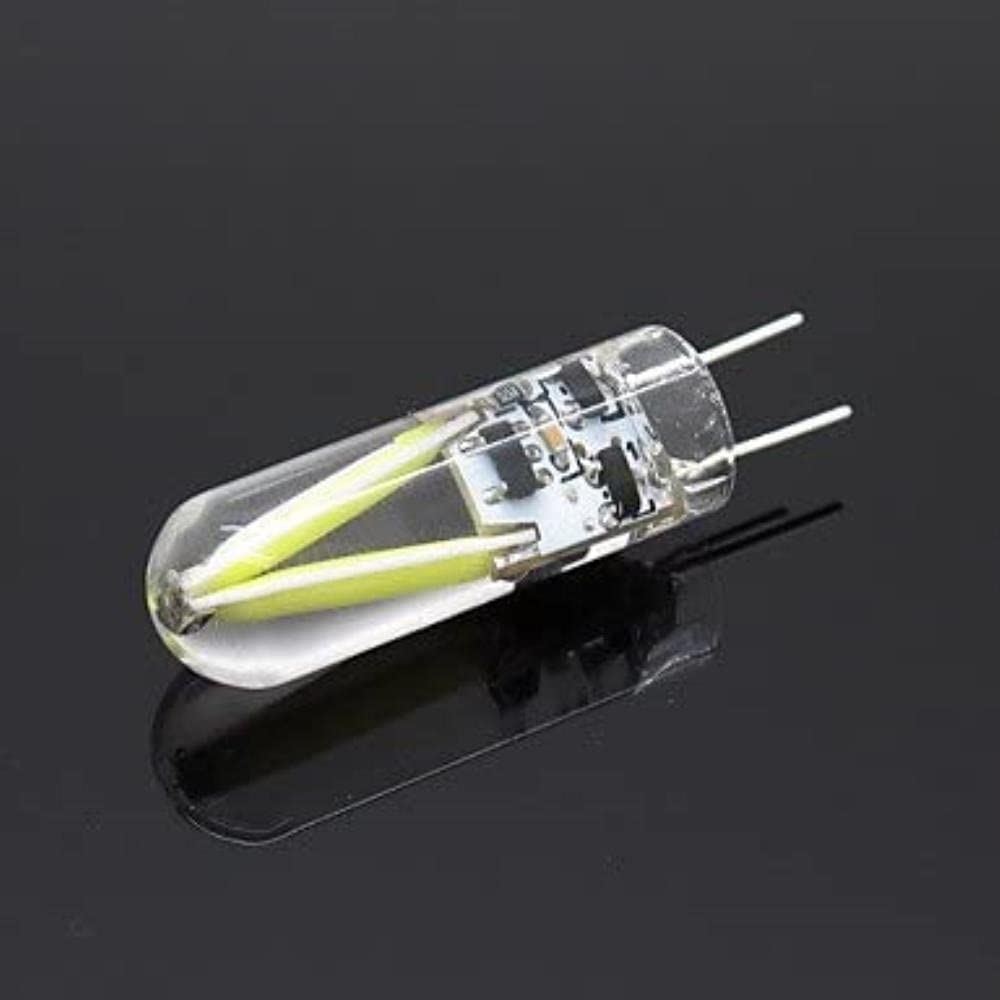 G4 LED-Lampe Perlen 12v Pin Glühlampe Birne Glas Wasserdichte Stecker-Birnen-Lampen-Korn Kleine Birnen-Lampe Perlen (Size : Cool White)