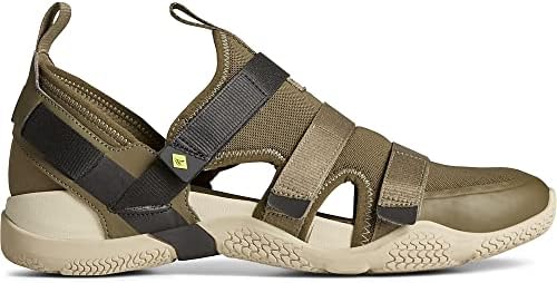 Sperry Men's Eagle Ray Fisherman Sandal, Olive, 8 | Image 3