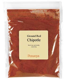 Chipotle Pepper Ground Red By Penzeys Spices 3.6 oz 3/4 cup bag (Pack of 1)