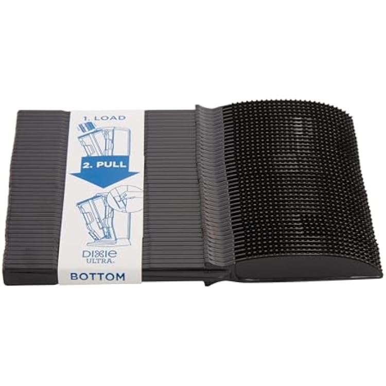 SmartStock Dixie Ultra DUSSK5 Ultra Series-T Polystyrene Knife Set Black